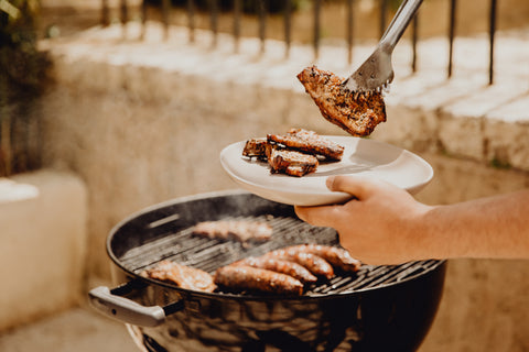Porc sur le barbecue