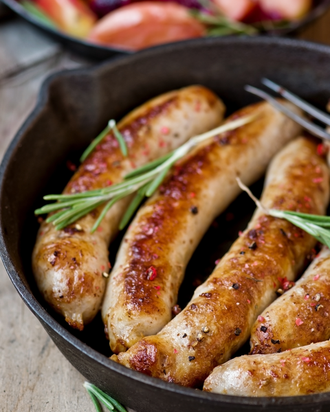 Saucisses jambon et érable