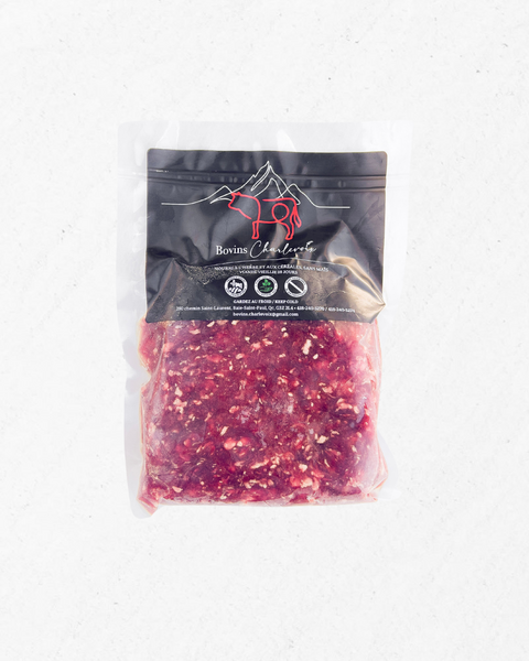 Boeuf haché maigre nourri à l'herbe et biologique (410g)