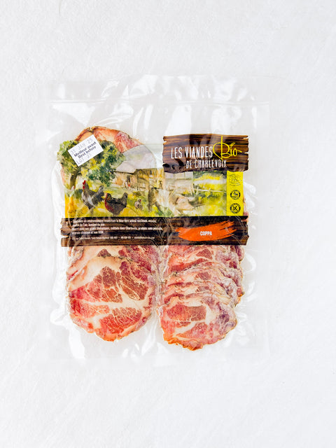 Coppa tranchée de porc biologique (120g)