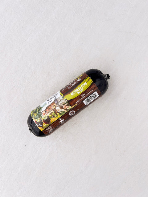 Boudin de porc nature biologique (250g)