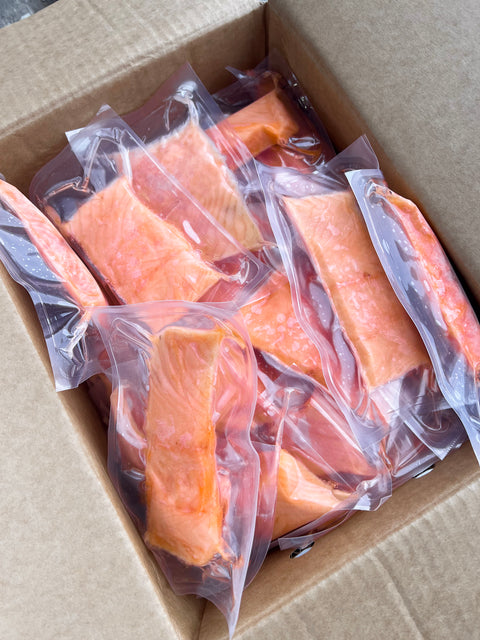 Petit pavé de saumon Atlantique sans peau 4 oz (110g)