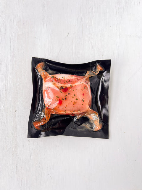Poitrine de poulet marinée miel et ail (170g)