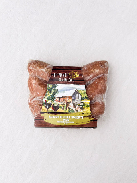 Saucisses précuites de poulet biologique (350g)