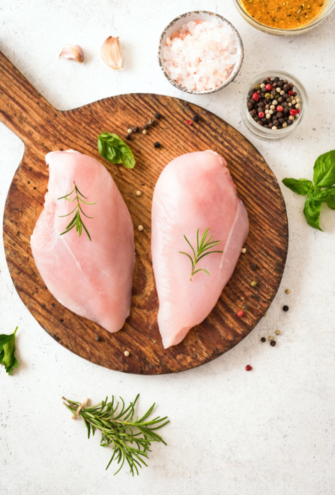 Poitrines de poulet biologiques en lot économiques