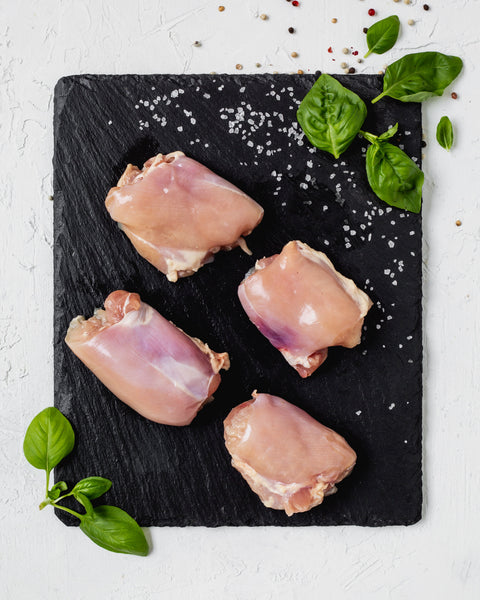 Hauts de cuisse de poulet désossés