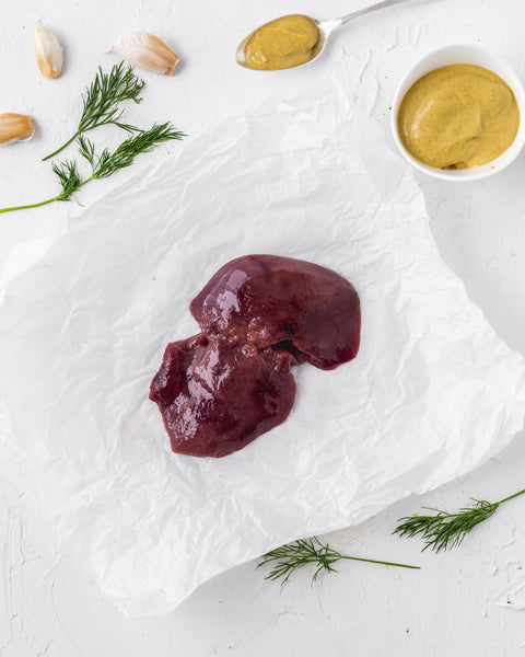 Foie de boeuf nourri à l'herbe