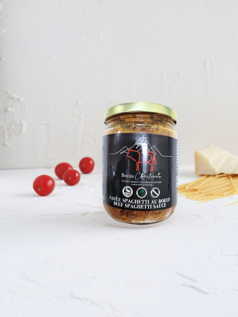 Sauce à spaghetti de boeuf biologique (450g)