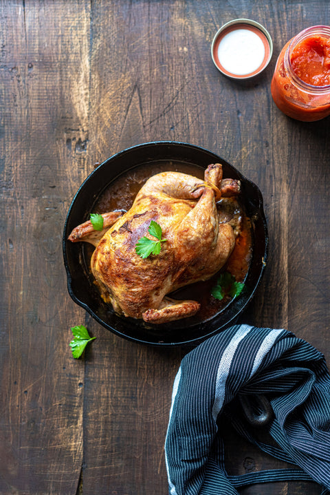 Poulet entier biologique