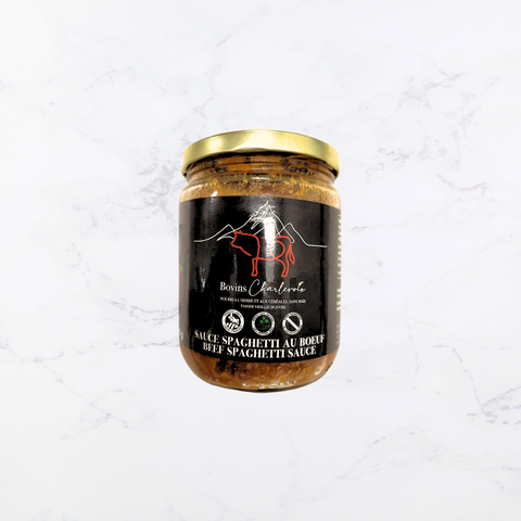 Sauce à spaghetti de boeuf biologique (450g)