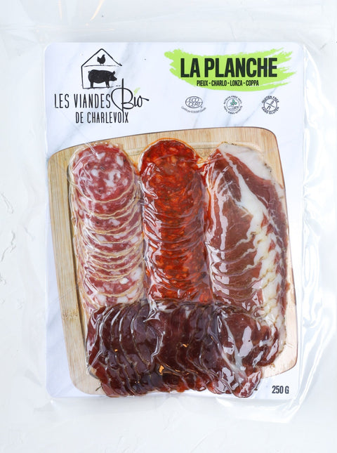 La planche (Pieux, Charlo, Coppa, Lonza)