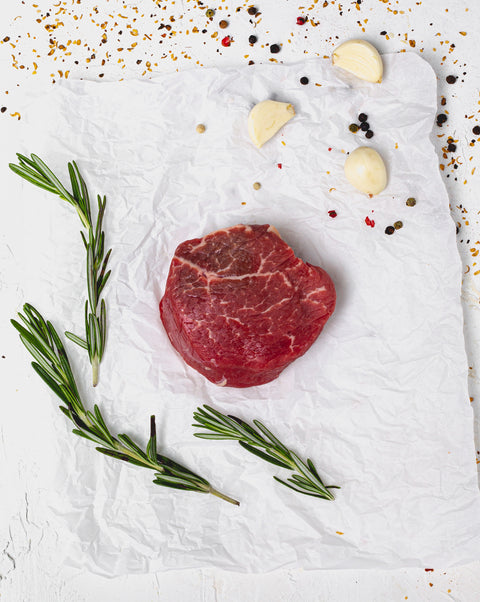 Filet mignon 6 oz de boeuf nourri à l'herbe