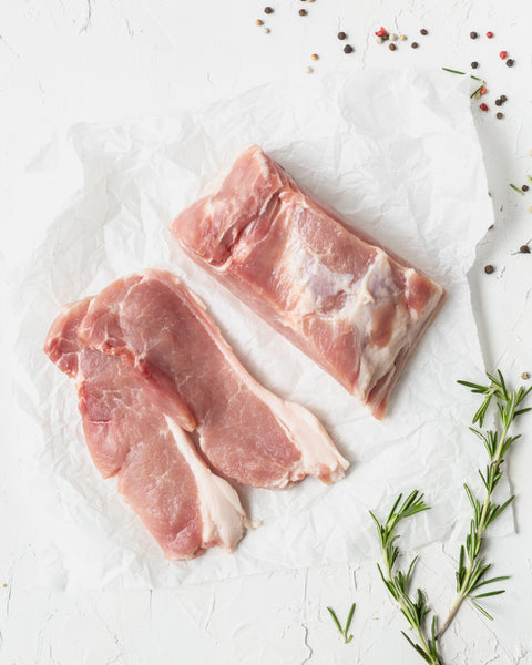 Rôti de longe de porc désossé