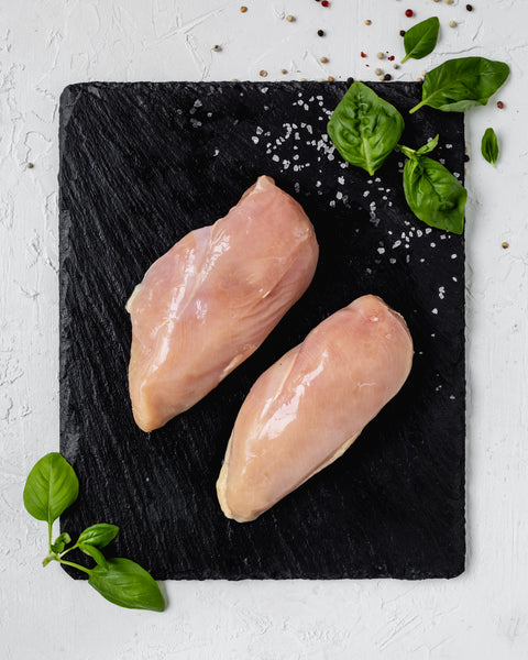Poitrines de poulet natures