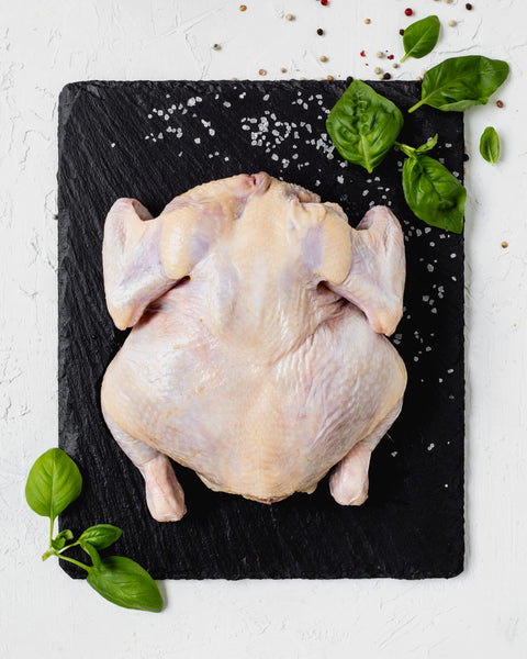 Poulet entier biologique