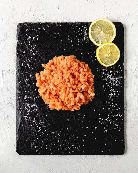 Cubes de saumon façon tartare